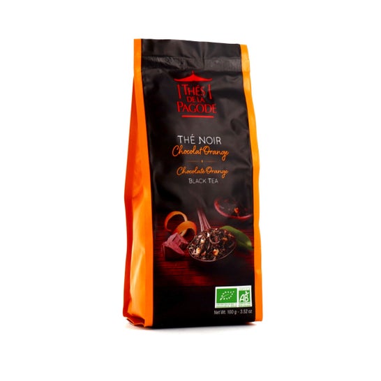 Pagode Thee Biologische Donkere Chocolade Sinaasappel 100g