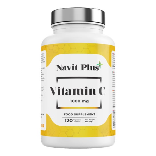 Navit Plus Vitamin C. Vegetabilske 120 kapsler