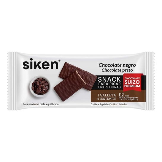 Siken Snack Biscotto Chocolate Nero 22g