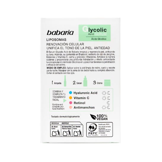 Babaria Sérum Renovador Ácido Glicólico 30ml