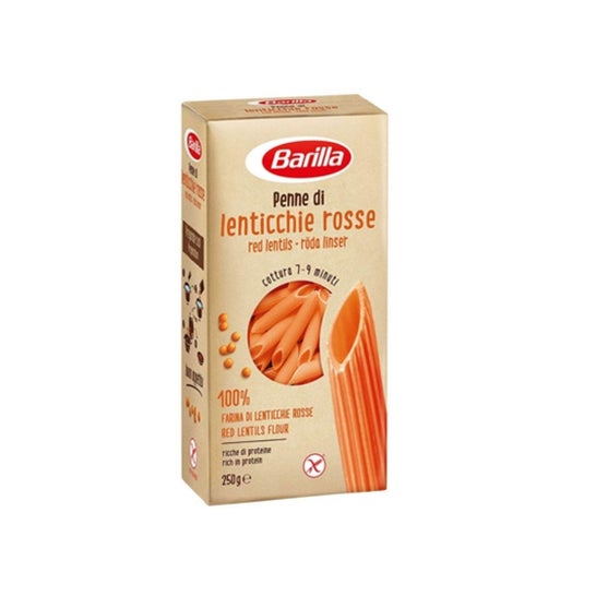 Barilla Penne Lentejas Rojas Bio 250g