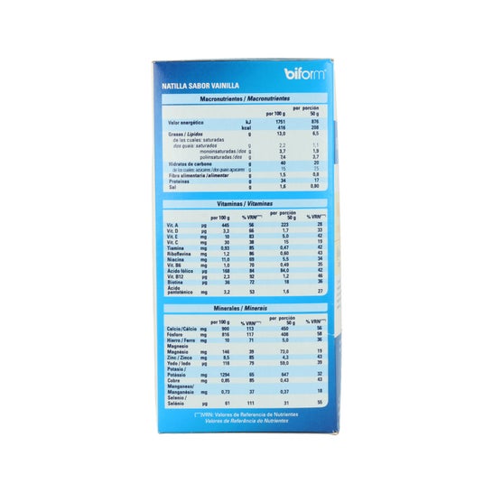 Biform Natillas Vainilla Sobres 6uds