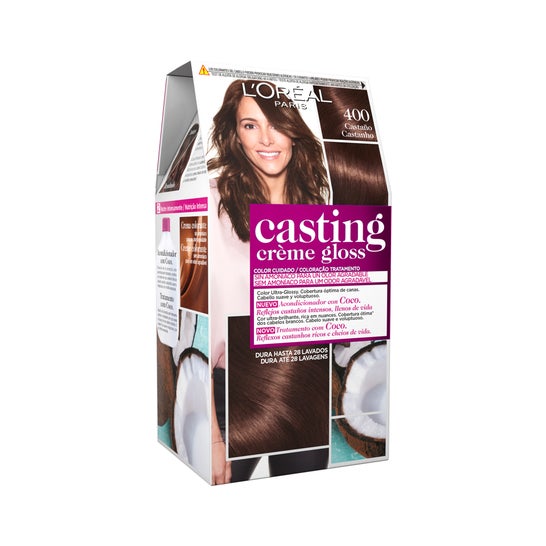 L'Oreal Casting Creme Gloss 400-Brown 3 pieces.