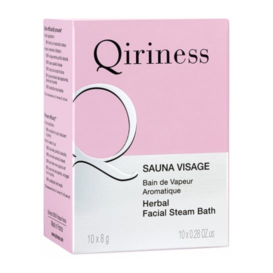 Qiriness Sauna Visage Bain de Vapeur Aromatique 10x8g
