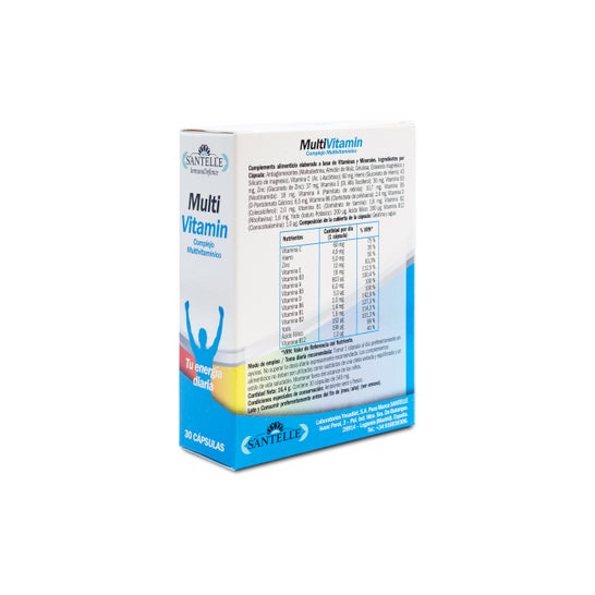 Santelle Inmunodefence MultiVitamin Complejo Multivitamínico 30caps