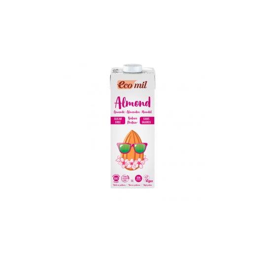 Ecomilmilk Organic Natural Almond With Protein 1l