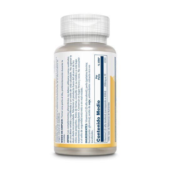 Solaray Vitamin E 400IU 50 Pearls