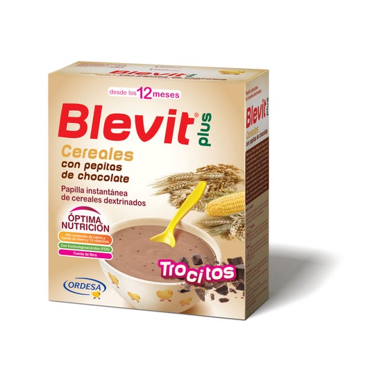 Blevit® Plus korn og chokolade chips 600g