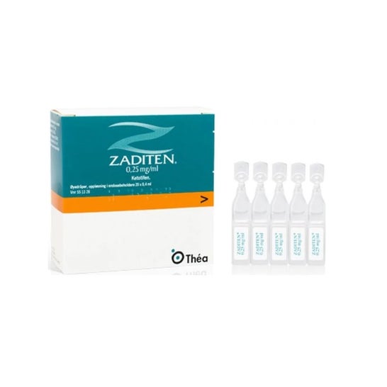 Théa Zaditen 0.1Mg/0.4 ml Colírio 20x0.4 ml