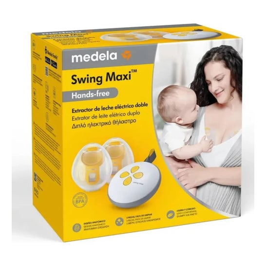 Medela Swing Maxi Hands-Free Extrator Leite Elétrico Kit Duplo