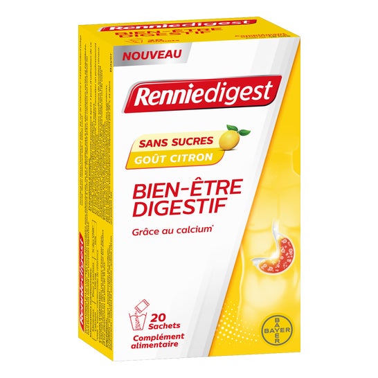 Bayer Renniedigest Bienestar Digestivo Limón 20 Sobres