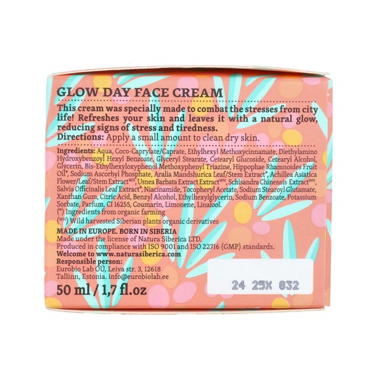 Natura Siberica Crema Facial Día Iluminadora 50 ml