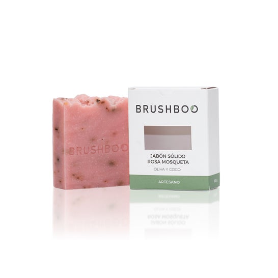 Brushboo Jabón Sólido Rosa Mosqueta 100g