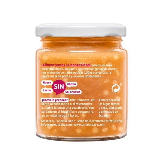 Smileat Tarrito Ecológico CA-CHI-TOS de Lenteja Roja Quinoa 230 g