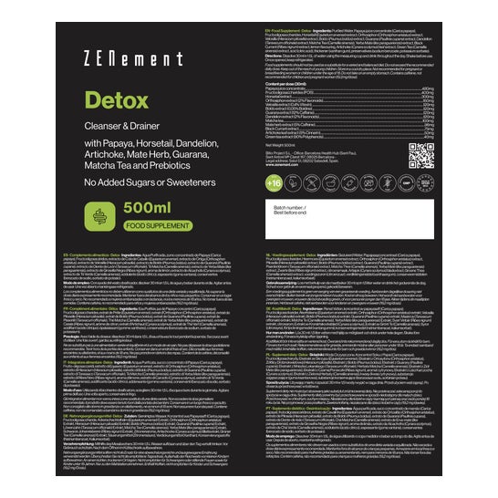 Zenement Detox Depurativo y Drenante 500 ml