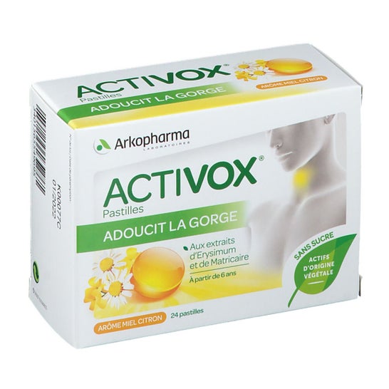Arkopharma Activox Miel Limón 24 comprimidos