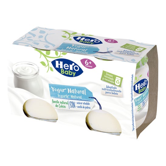 Hero Baby Yogurt Natural 2x120g