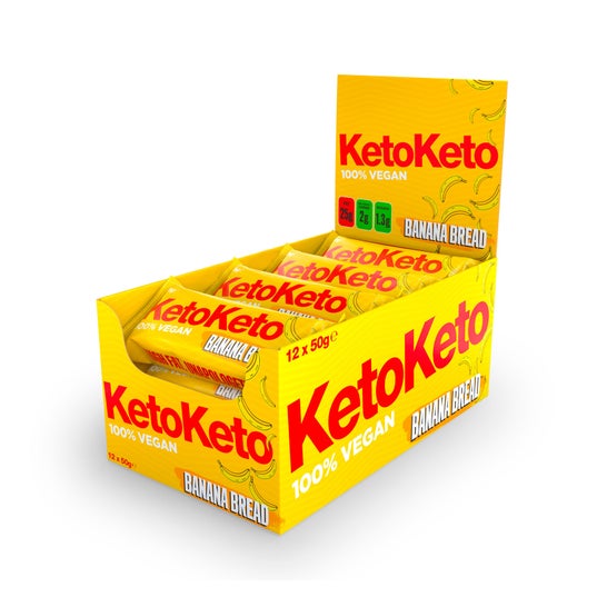 Keto Keto Pack vegane Bananenbrot-Sticks 12x50g
