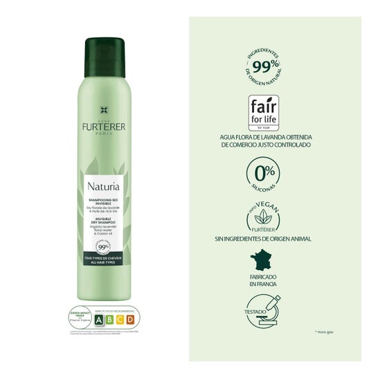 René Furterer Naturia Champú Seco Invisible Spray 75 ml