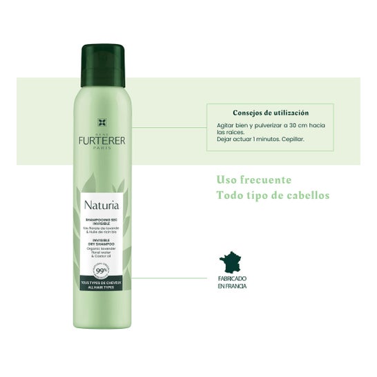 René Furterer Naturia Champú Seco Invisible Spray 75 ml