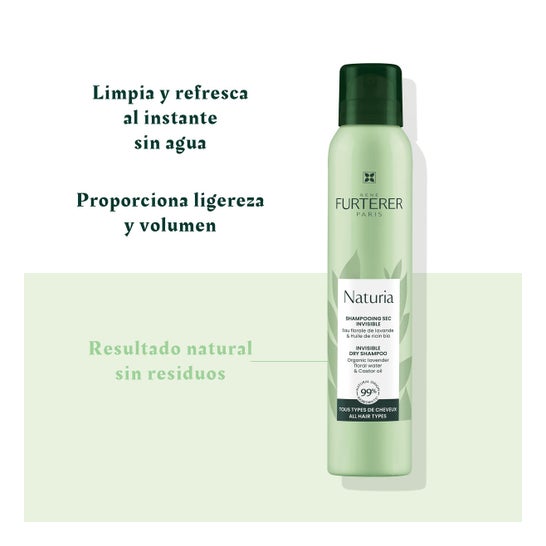 René Furterer Naturia Champú Seco Invisible Spray 75 ml