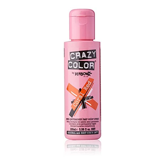 Crazy Crazy Color 57 Coral Red 100ml Crazy Crazy Color 57 Coral Red 100ml
