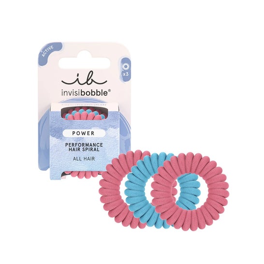 Invisibobble Power Performance Hair Spiral Rose & Ice 3uds