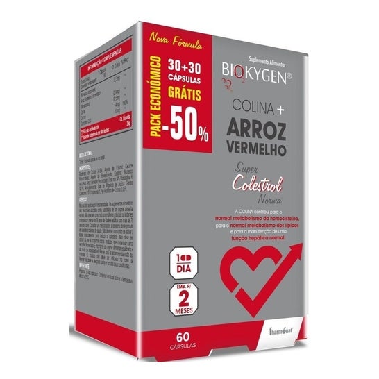 Biokygen Colina+Arroz Rojo 30+30caps