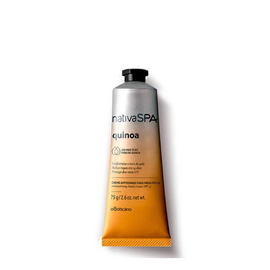 O Boticário Nativa SPA Quinoa Creme Antissinais Mãos Fps15 75g