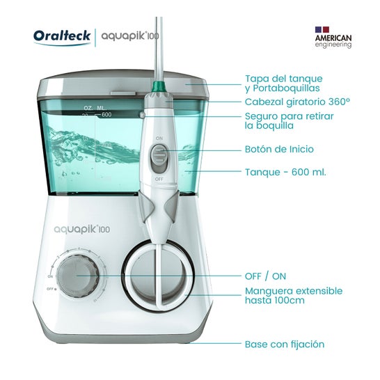 Aquapik 100 Irrigador Dental y Nasal Profesional