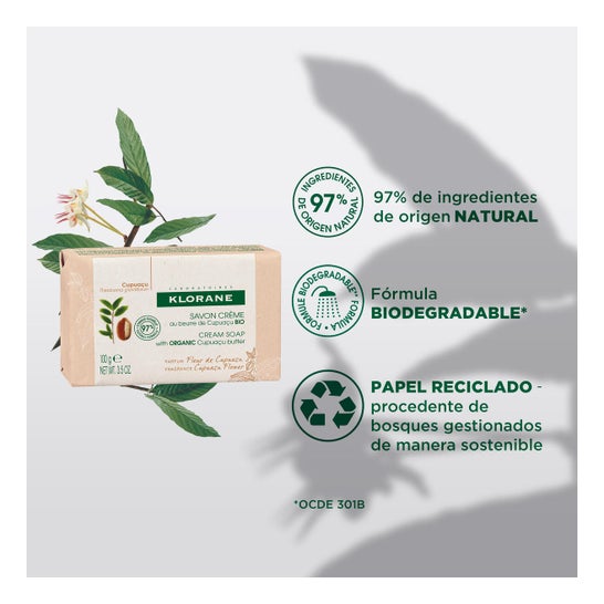 Klorane Jabón Crema Flor de Cupuaçu 100 g