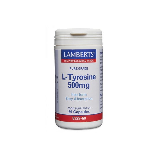 Lamberts Tyrosine 500 Mg 60 Cap