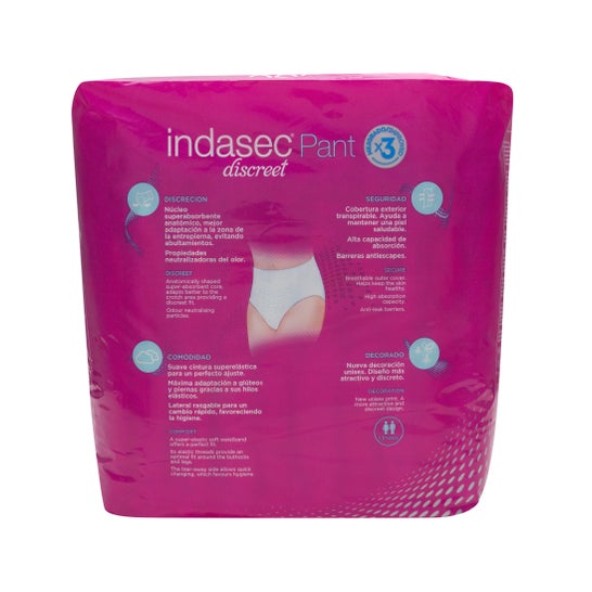 Indasec® Pant Super talla media 10uds