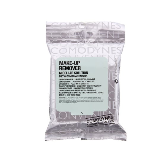 Comodynes Make-Up Entfernen Sie mizellare Lösung gemischte und fettige Haut 20 Stück