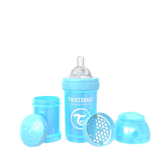 TwistShake Blue Bottles +0M Set