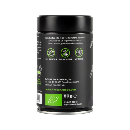 Matcha & Co Té Verde Matcha Premium 100% Orgánico 80g