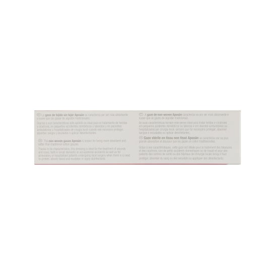 Aposan gasa Estéril Tejido Sin Tejer 10 cmx10 cm 20 gasas (2 ud/Sobre)