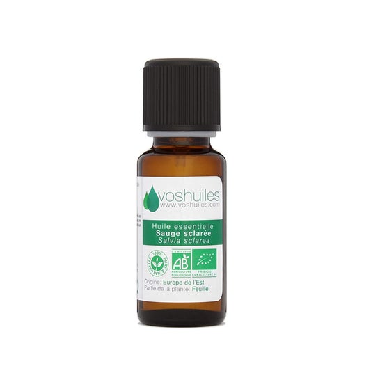 Voshuiles Clary Sage Organic Essential Oil 10ml