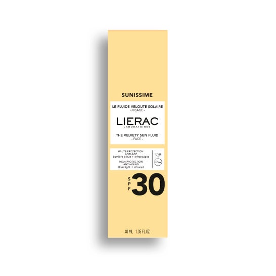 Lierac Sunissime Fluido Protector Solar Aterciopelado SPF30 40 ml