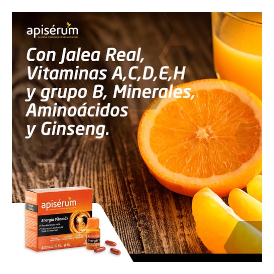 Apiserum Energía Vitamax 30caps