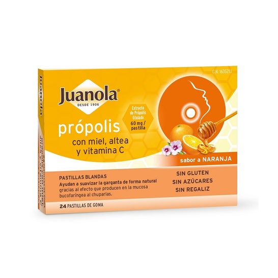 Juanola® Propolis Honey Altea and Vitamin C 24 pieces