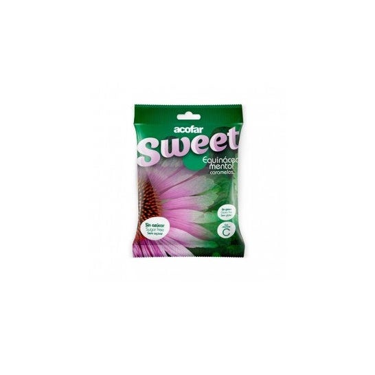 Acofarsweet Sukker Candies Echinacea Menthol Taske 60 G