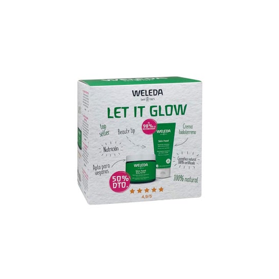 Weleda Pack Let It Glow Skin Food 150ml + 75ml
