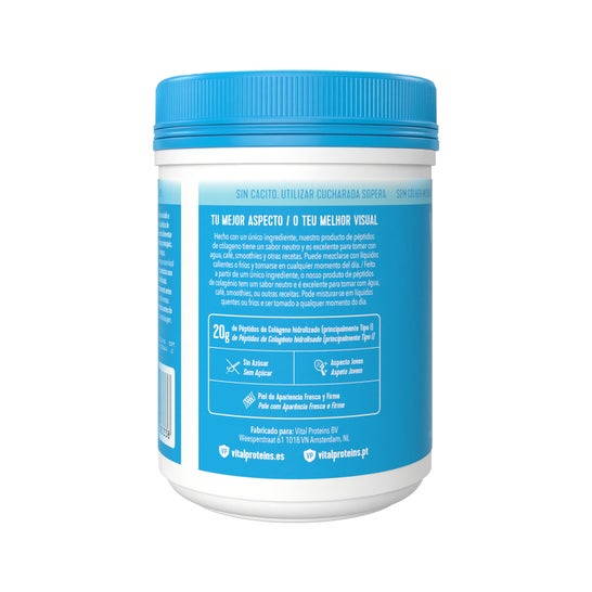 Vital Proteins Collagen Peptides Péptidos de Colágeno Sin Sabor 284g