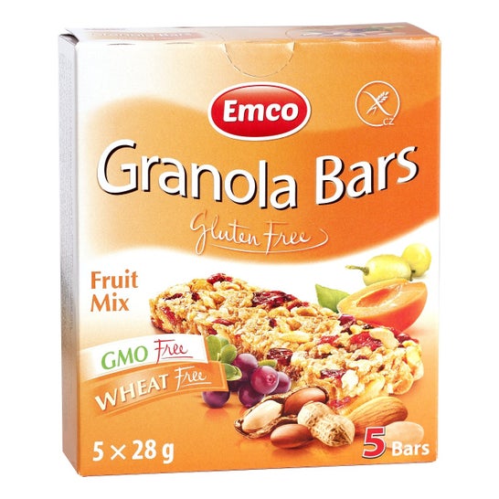 Emco Granola Bars Gluten Free 5x28g