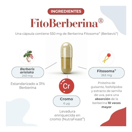100% Natural FitoBerberina 30caps 100% Natural FitoBerberina 30caps