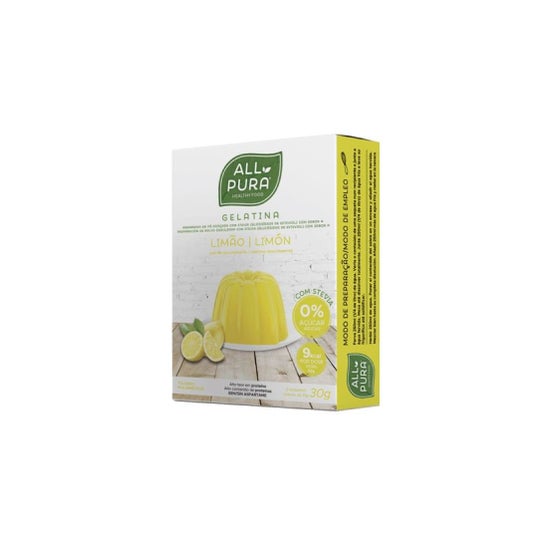 All Pura Gelatina Limon Stevia 2x15g