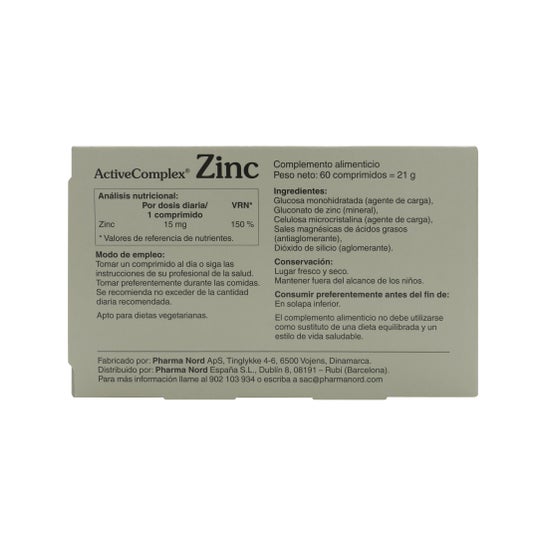 Zinco ActiveComplex™ 60componente