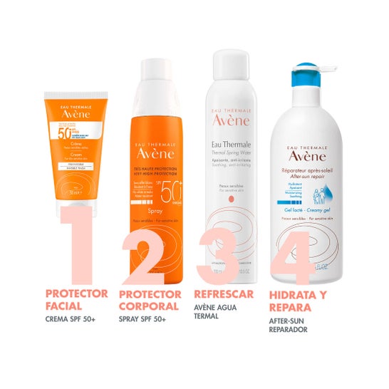 Avène Crema Solar Muy Alta Protección SPF50+ Piel Seca 50ml