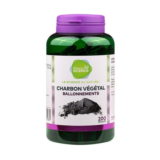 Pharmascience Vegetable Charcoal 200 Capsule